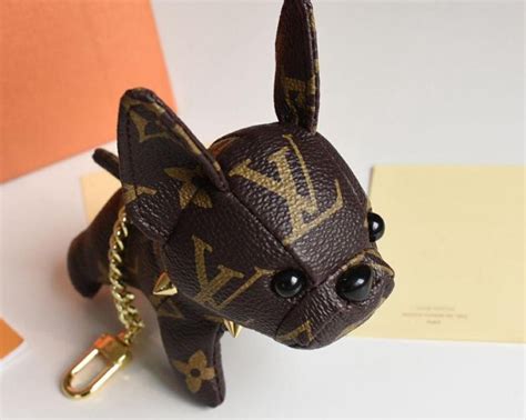 louis vuitton stuffed dog keychain|louis vuitton dog keychain price.